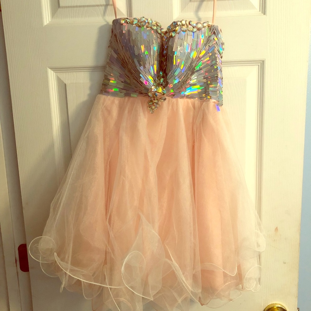 Pink formal dress